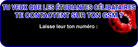etudiante pour homme